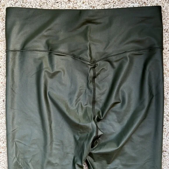 Sweaty Betty High Shine Workout Leggings Dark Forest Green XL NWT - Picture 4 of 12
